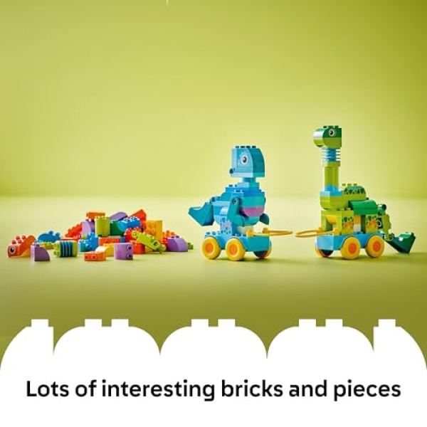 LEGO DUPLO 3in1 Dinosaurs on Wheels, Learning Toy Set 10451 - Image 4