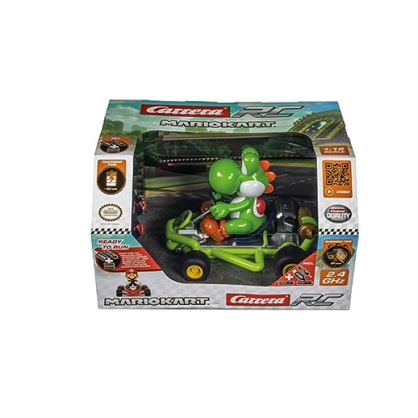 Carrera RC 1:18 Mario Kart Pipe Kart, Yoshi - Image 5