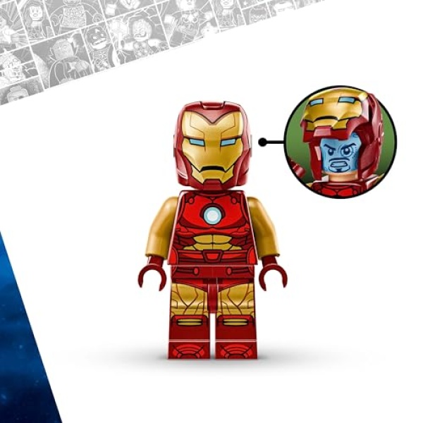 LEGO Marvel Iron Man Mech vs. Ultron Building Toy Set 76307 - Image 6