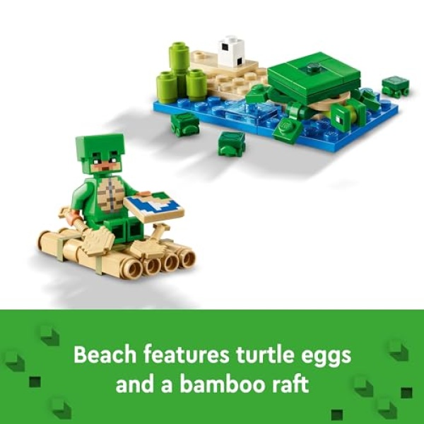 LEGO Minecraft The Turtle Beach House with Animal Toys 21254 - Image 5