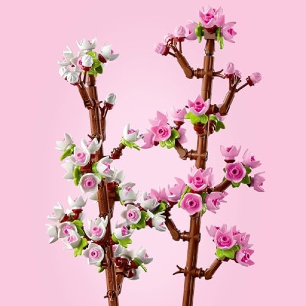 LEGO Creator Cherry Blossoms Flowers Decor Set 40725 - Image 2