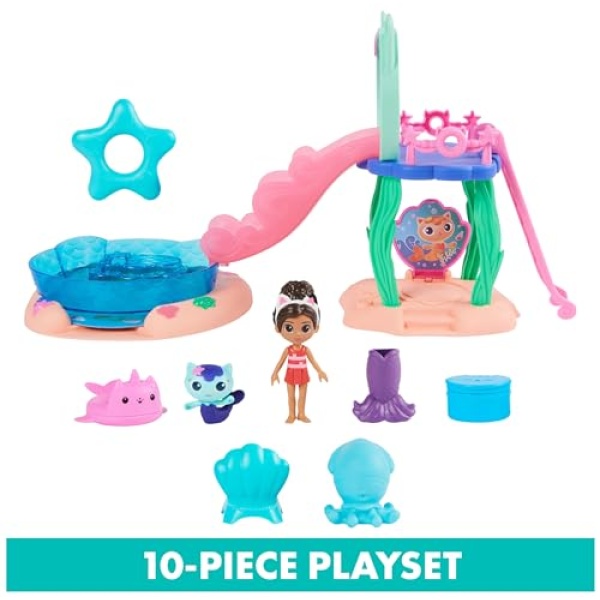 Gabby's Dollhouse Pool Party Playset - Image 2