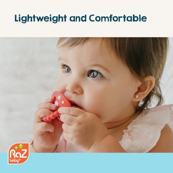 RaZbaby Chompy Silicon Teether - 2 Pack - Image 3