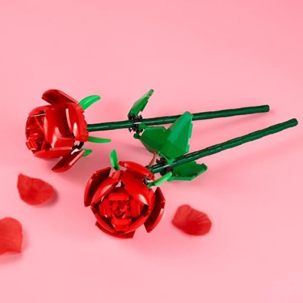 LEGO Creator Roses Flower Bouquet Set 40460 - Image 2
