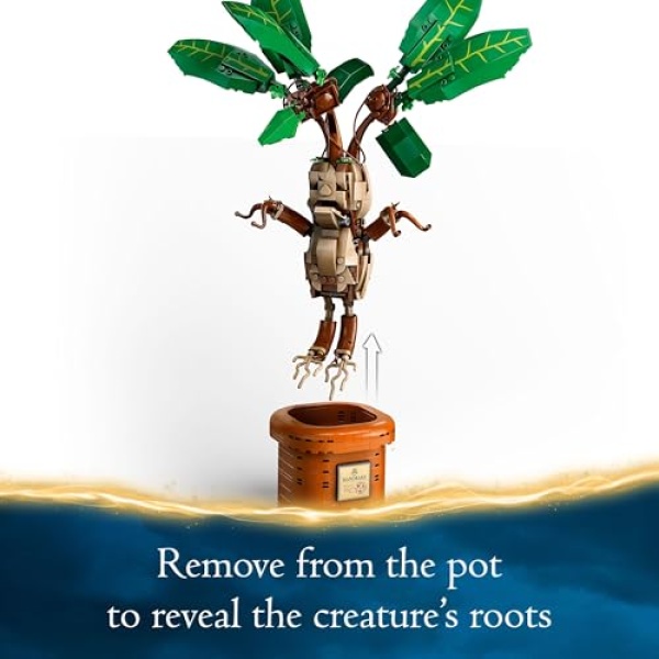 LEGO Harry Potter Mandrake Magical Plant Toy Figure 76433 - Image 3
