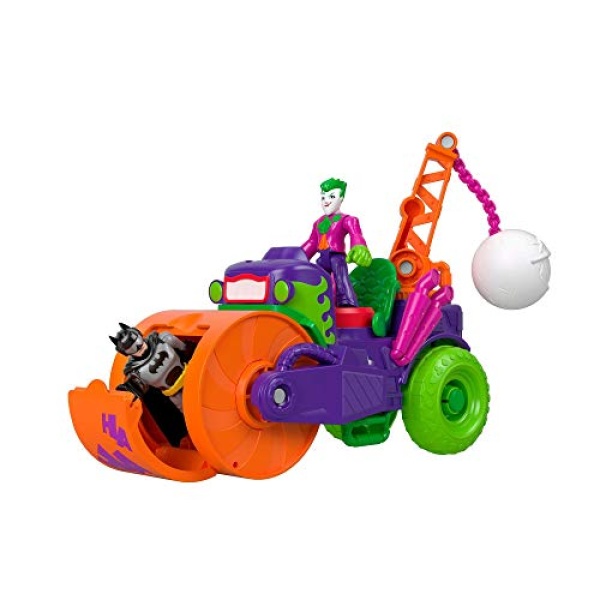 Imaginext DC Super Friends Batman The Joker & Steamroller - Image 3