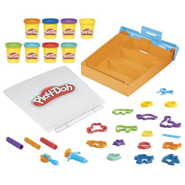 Play-Doh Rainbow Animal Storage Set with 8 Tubs - Image 7