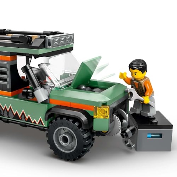 LEGO City Off-Road 4x4 Mountain Truck, Toy Vehicle Set 60447 - Image 5