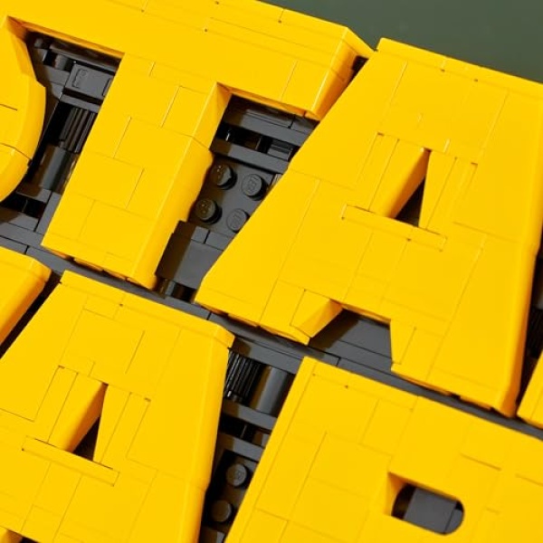 LEGO Star Wars Brick-Built Star Wars Logo Sign Set 75407 - Image 5