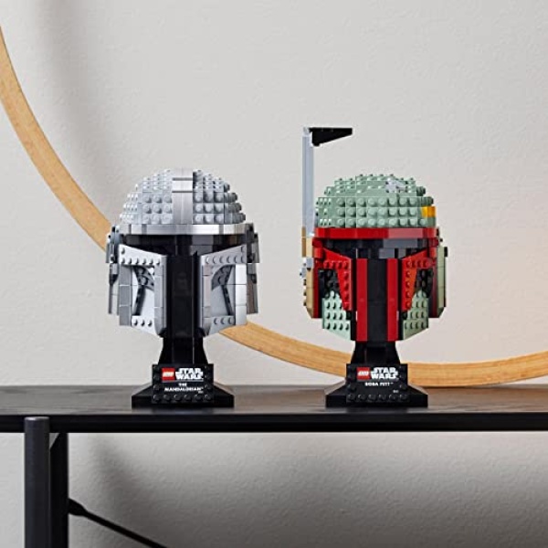 LEGO Star Wars The Mandalorian Helmet Model Adult Set 75328 - Image 4