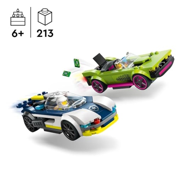 LEGO City Police Car Muscle Car Chase 60415 - Image 2