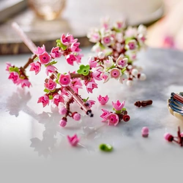 LEGO Creator Cherry Blossoms Flowers Decor Set 40725 - Image 4