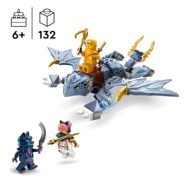 LEGO NINJAGO Young Dragon Riyu Toy with Minifigures 71810
