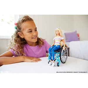 Barbie Fashionista Blonde Doll with Wheelchair
