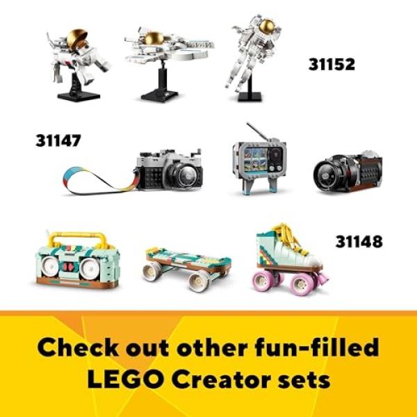 LEGO Creator 3in1 Retro Roller Skate & Toy Skateboard 31148 - Image 8
