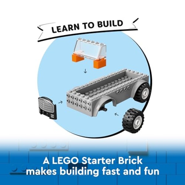 LEGO City Tow Truck and Sports Car Repair Toy Set 60435 - Image 4