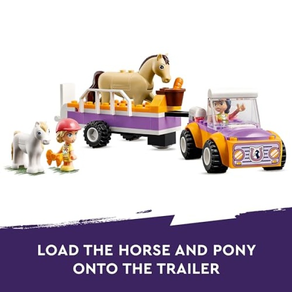 LEGO Friends Horse and Pony Trailer Animal Toys Set 42634 - Image 3