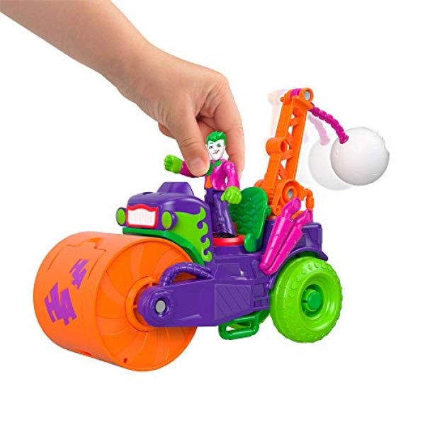 Imaginext DC Super Friends Batman The Joker & Steamroller - Image 4