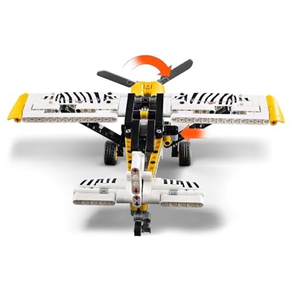 LEGO Technic Bush Plane Building Toy Set for Kids 42198 - Image 2