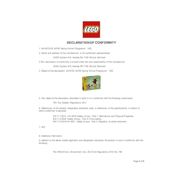 LEGO Spring Animal Playground Set with Toy Tree-House 40709 - Image 6