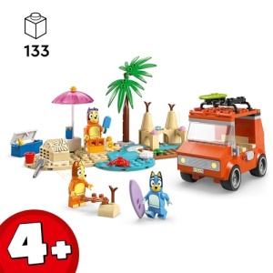LEGO Bluey: Bluey's Beach & Family Car Trip Toy Set 11202