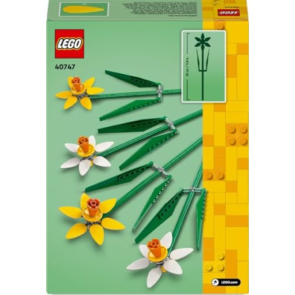 LEGO Creator Daffodils Artificial Faux Flowers Set 40747 - Image 6