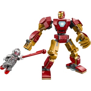 LEGO Marvel Iron Man Mech vs. Ultron Building Toy Set 76307