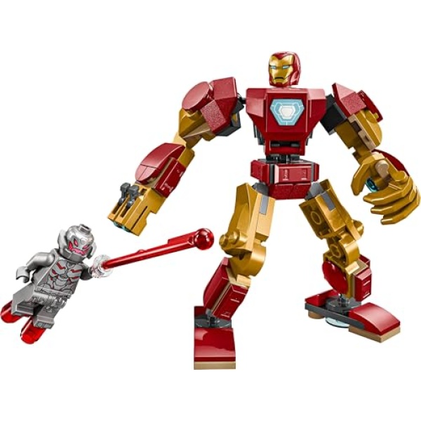 LEGO Marvel Iron Man Mech vs. Ultron Building Toy Set 76307