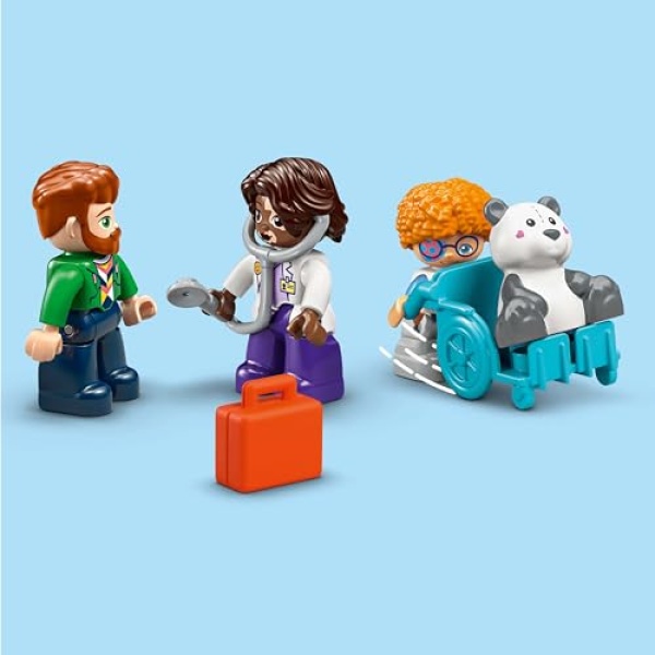 LEGO DUPLO First Time: Visit to the Doctor Toy Playset 10449 - Image 3
