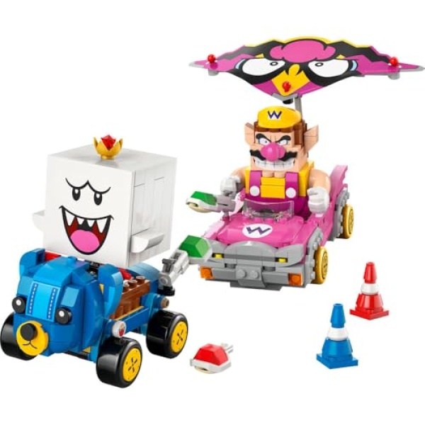 LEGO Super Mario: Mario Kart - Wario & King Boo Toy 72038 - Image 9