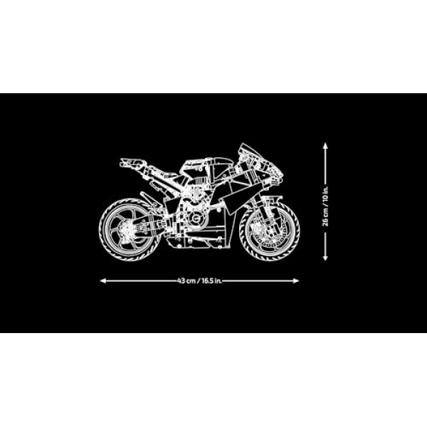 LEGO Technic Ducati Panigale V4 S Motorcycle Model Set 42202 - Image 7
