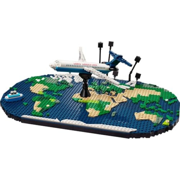 LEGO Family Travel Moments World Map Building Toy Set 41838 - Image 3