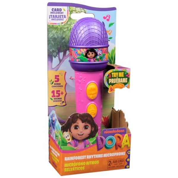 Dora Rainforest Rhythms Toy Microphone - Image 7