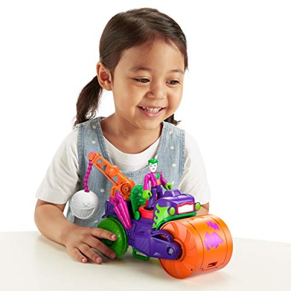 Imaginext DC Super Friends Batman The Joker & Steamroller - Image 2