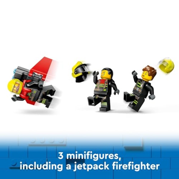 LEGO City Fire Rescue Plane Toy for Kids Aged 6 Plus 60413 - Image 6