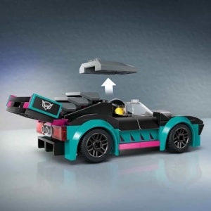 LEGO City Race Car and Car Carrier Truck Building Toys 60406