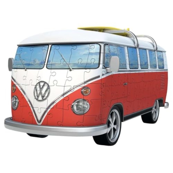 Ravensburger Volkswagen T1 Camper Van 3D Puzzle - 162 Piece - Image 3