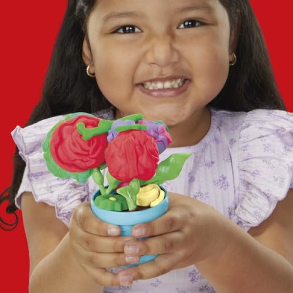 Play-Doh Blooming Flowers with 5 Tubs & 15 Accessories - Image 7