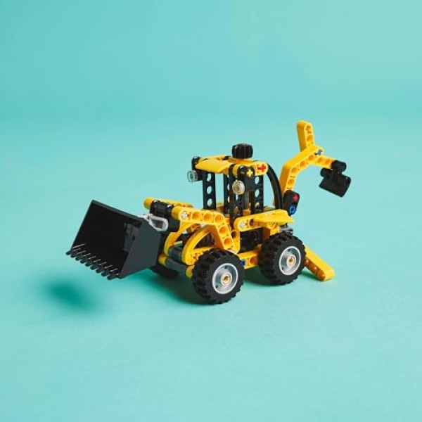 LEGO Technic Backhoe Loader Construction Vehicle Toy 42197 - Image 5