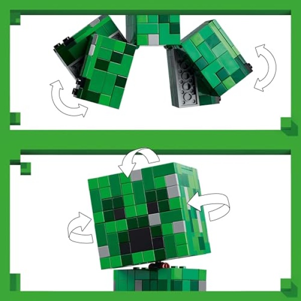 LEGO Minecraft The Creeper Figure Building Toy Set 21276 - Image 4