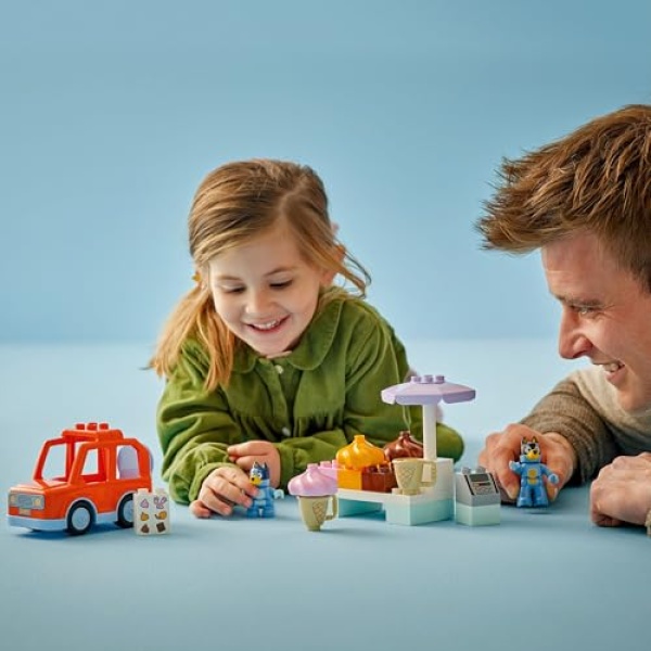 LEGO DUPLO Bluey Ice Cream Trip with Bluey Toddler Toy 10458 - Image 5
