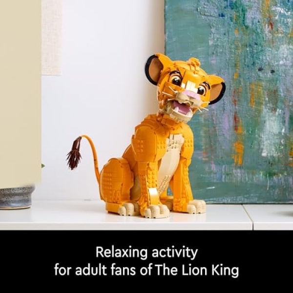 LEGO Disney Young Simba the Lion King Set for Adults 43247 - Image 5
