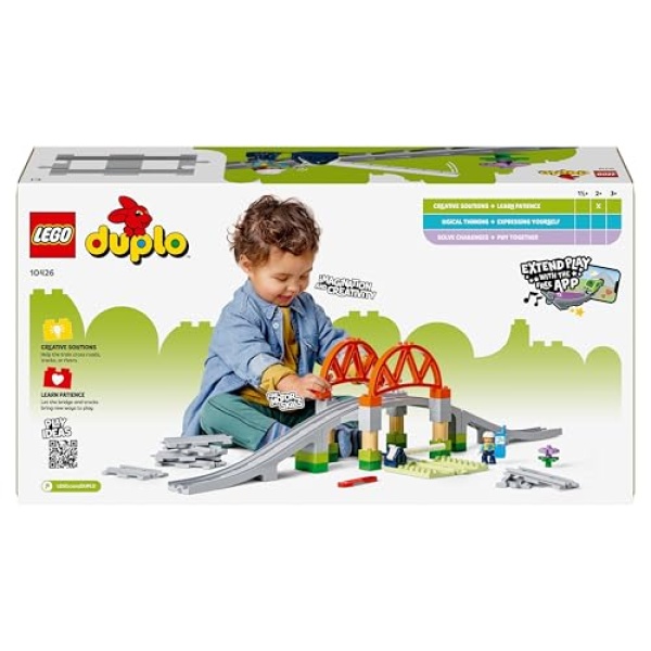 LEGO DUPLO Train Bridge and Tracks Expansion Set Toy 10426 - Image 7