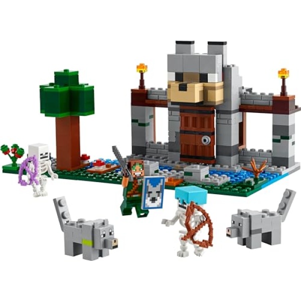 LEGO Minecraft The Wolf Stronghold Video-Game Toy Set 21261 - Image 3