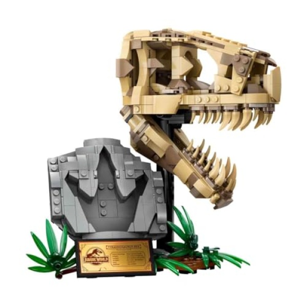 LEGO Jurassic World Dinosaur Fossils: T. rex Skull Toy 76964 - Image 3