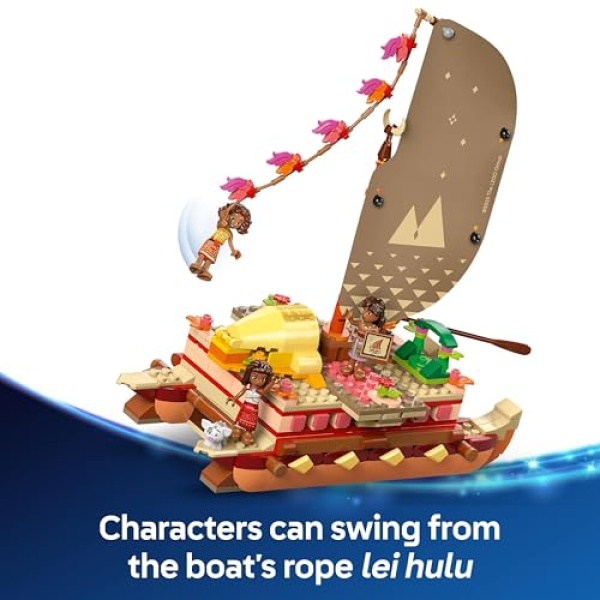 LEGO Disney Princess Moana's Adventure Canoe Set 43270 - Image 5