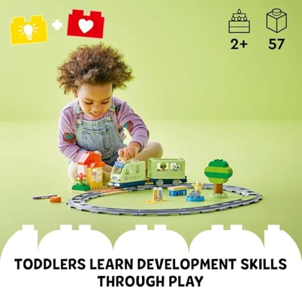LEGO DUPLO Interactive Adventure Train Building Toy 10427 - Image 2