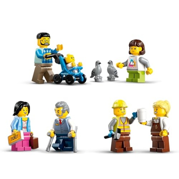 LEGO City Central Train Station Construction Toy Set 60469 - Image 6