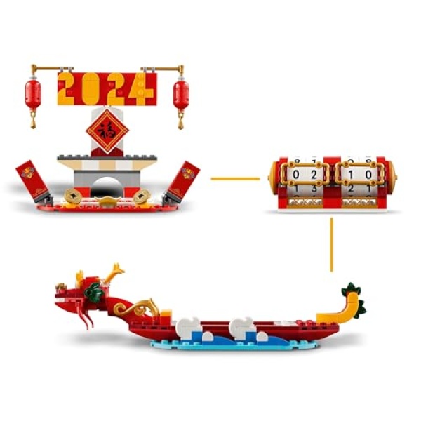 LEGO 2in1 Festival Calendar Creative Building Toy Set 40678 - Image 2