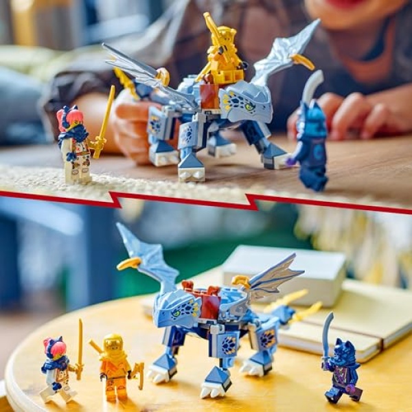 LEGO NINJAGO Young Dragon Riyu Toy with Minifigures 71810 - Image 4